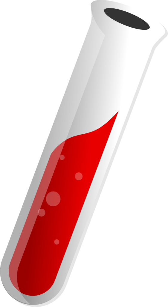 The Jekyll logo: a test tube with red bubbling liquid.